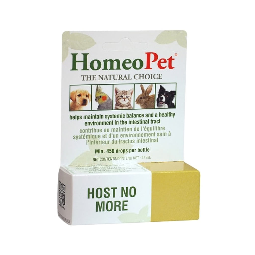 HOMEOPET WORM CLEAR/HOST NO MORE 15ML