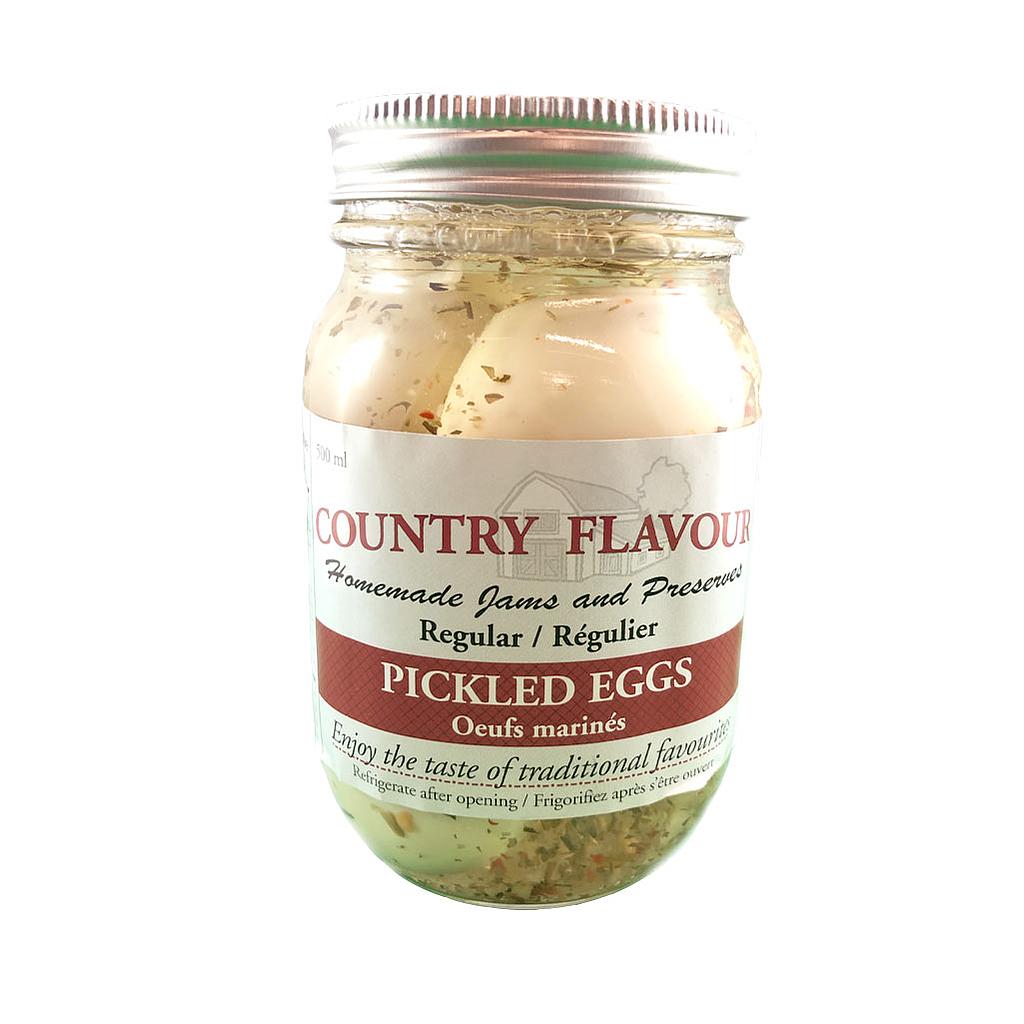 COUNTRY FLAVOUR 500ML PICKLED EGGS 