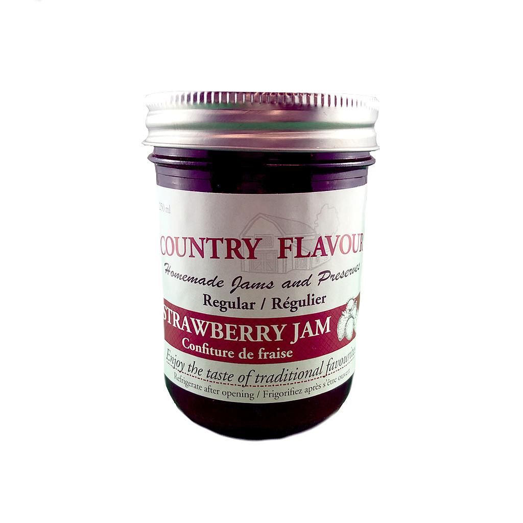 COUNTRY FLAVOUR 250ML STRAWBERRY JAM