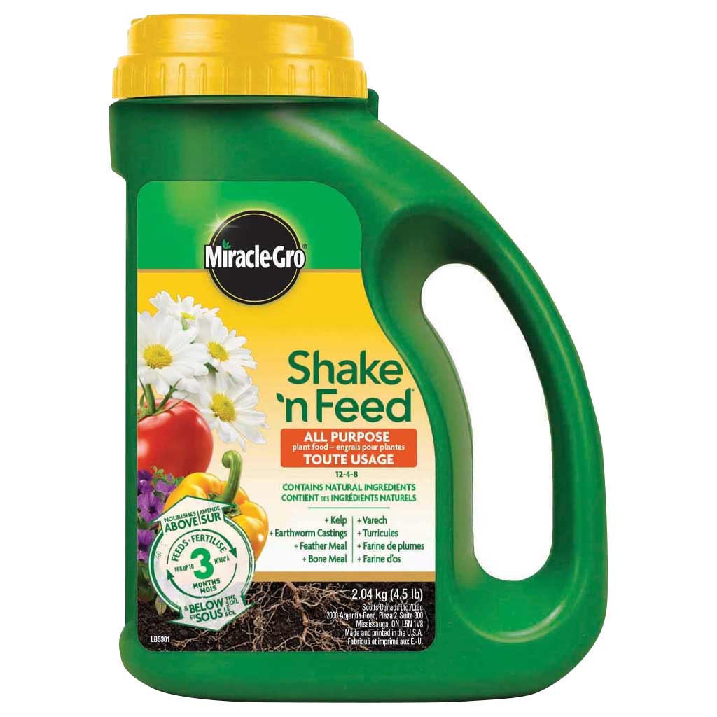 DR - MIRACLE GRO SHAKE N FEED ALL PURPOSE 12-4-8 2.04KG