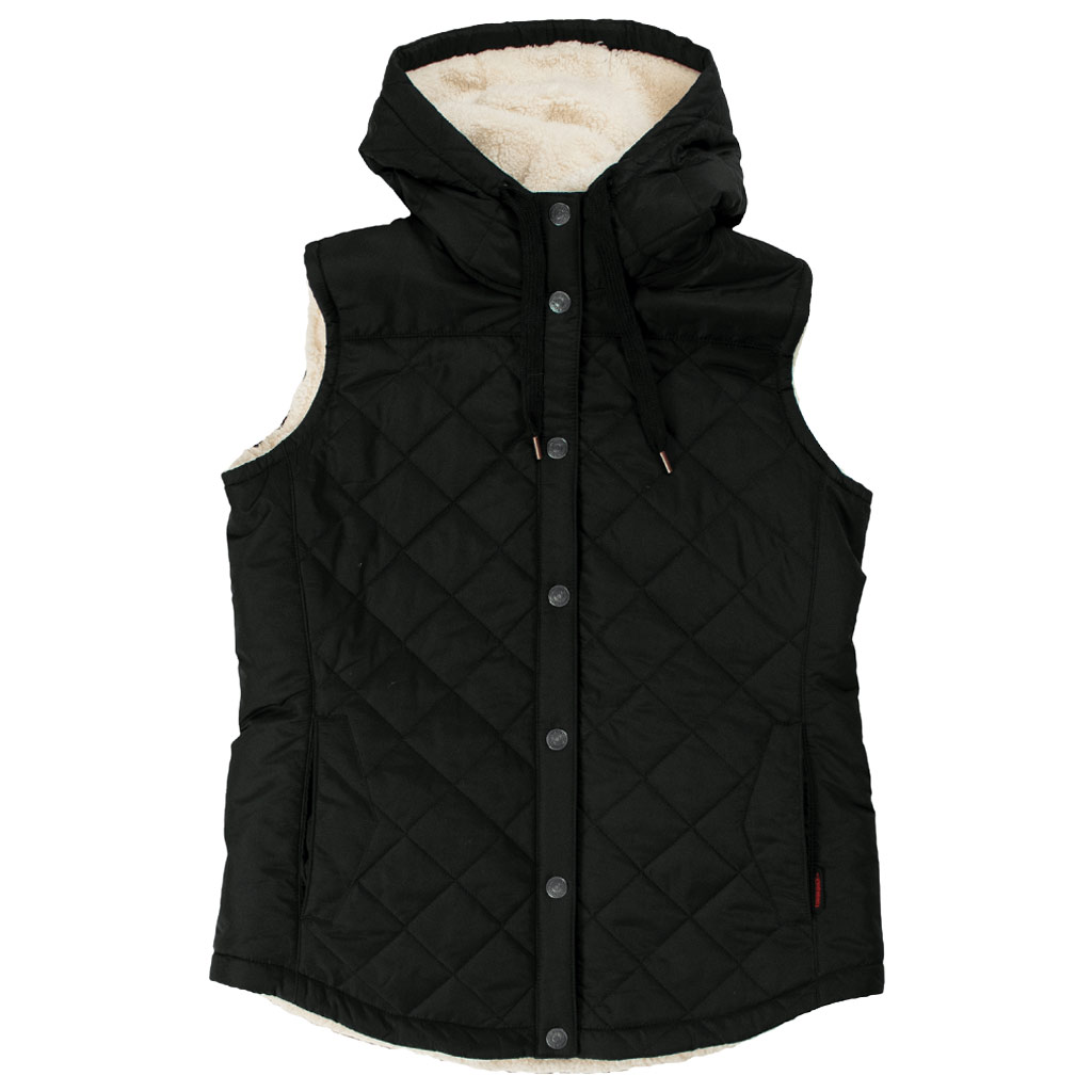 DV - TOUGH DUCK LADIES SHERPA LINED VEST SMALL