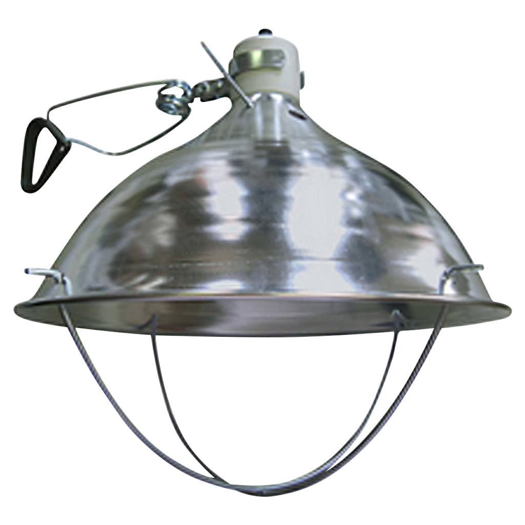 DMB - LITTLE GIANT BROODER LAMP W/ CLAMP 10.5&quot; ALUM. SHIELD 6' CORD