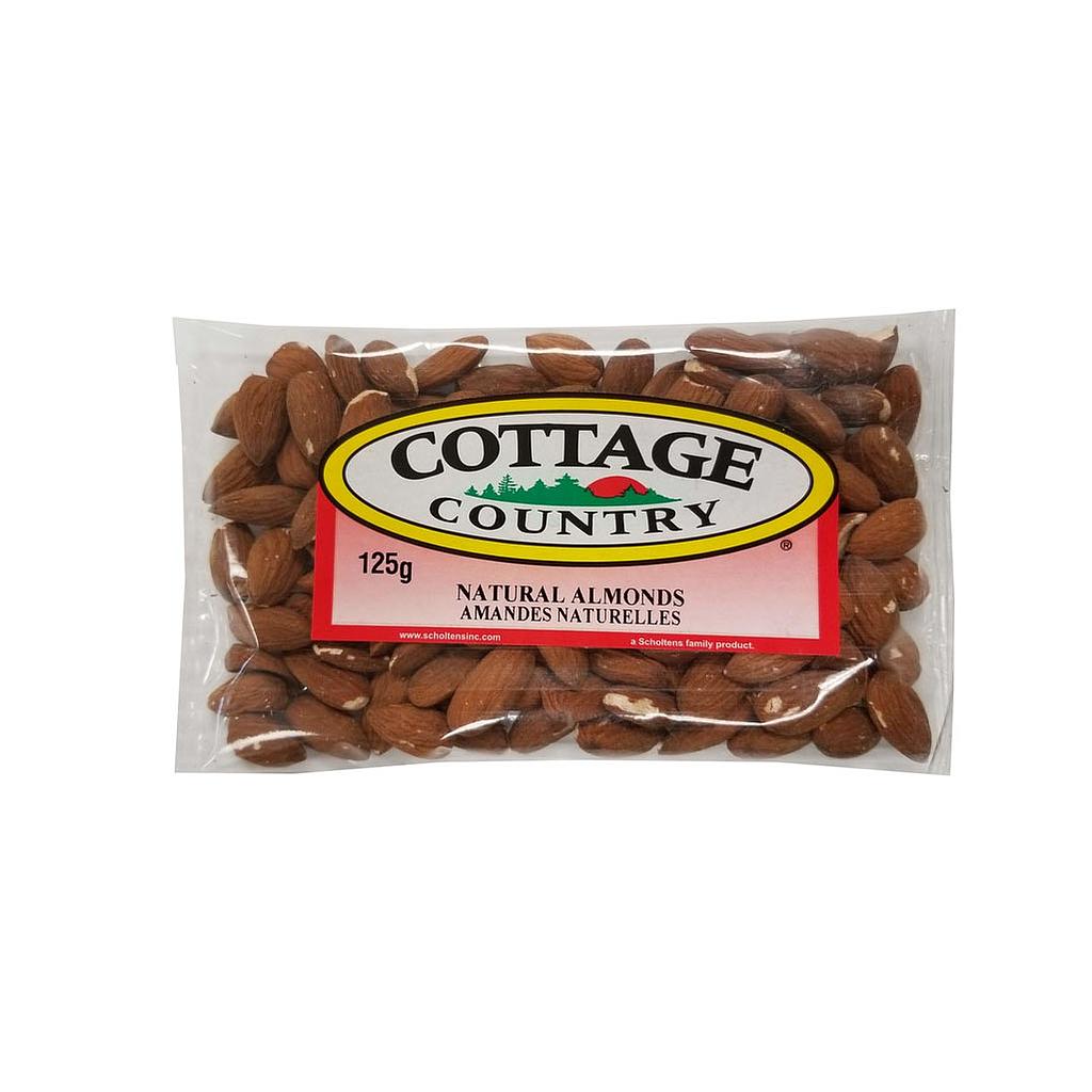 COTTAGE COUNTRY NATURAL ALMONDS 60G