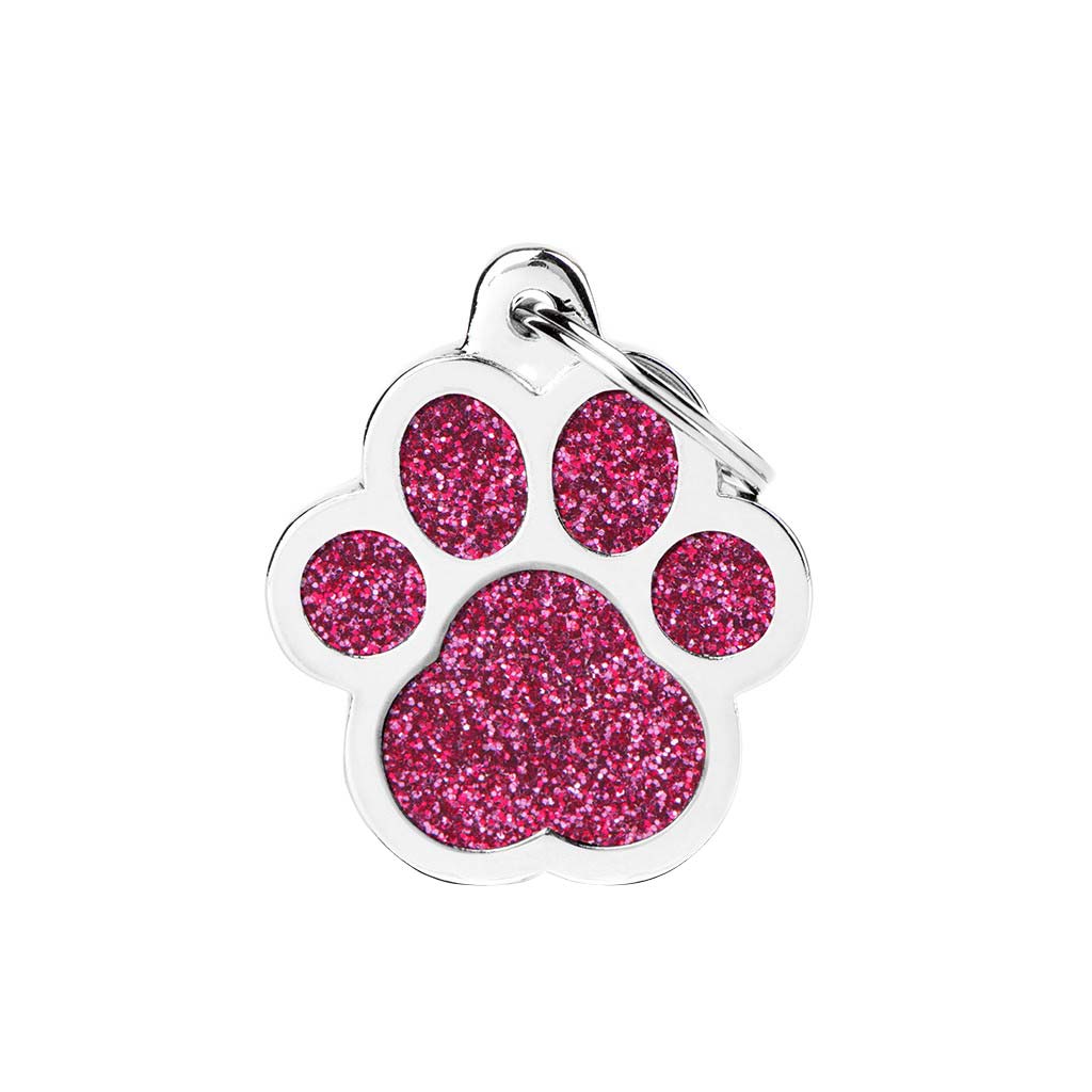 MY FAMILY GLITTER PAW PINK L
