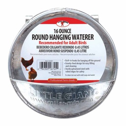 [10036740] LITTLE GIANT WATERER ROUND HANGING 16OZ