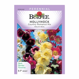 [10081448] BURPEE HOLLYHOCK - COUNTRY ROMANCE MIXED COLOURS
