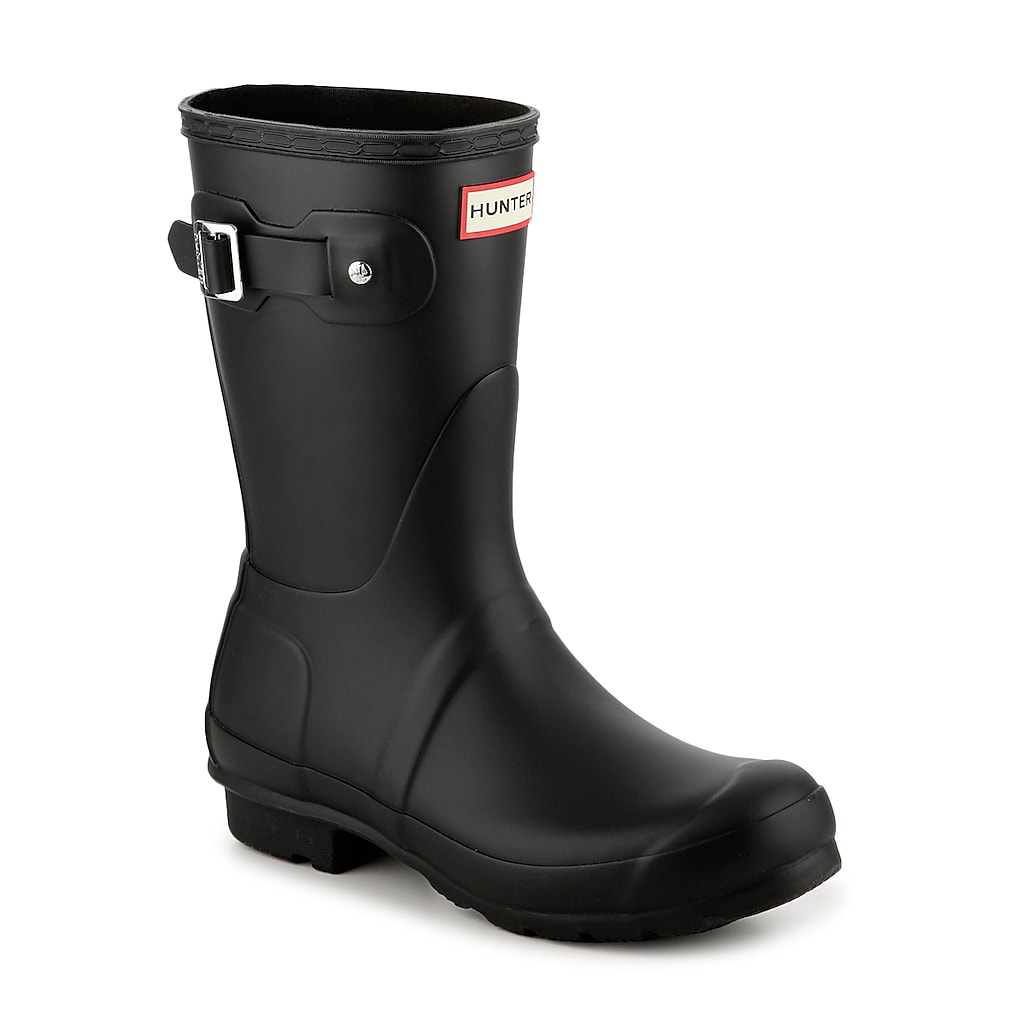 専用 HUNTER Rain boots black shoes 38 HUNTER ORIGINAL SHORT BOOT - BLACK [SIZE 7] | MB Country Living