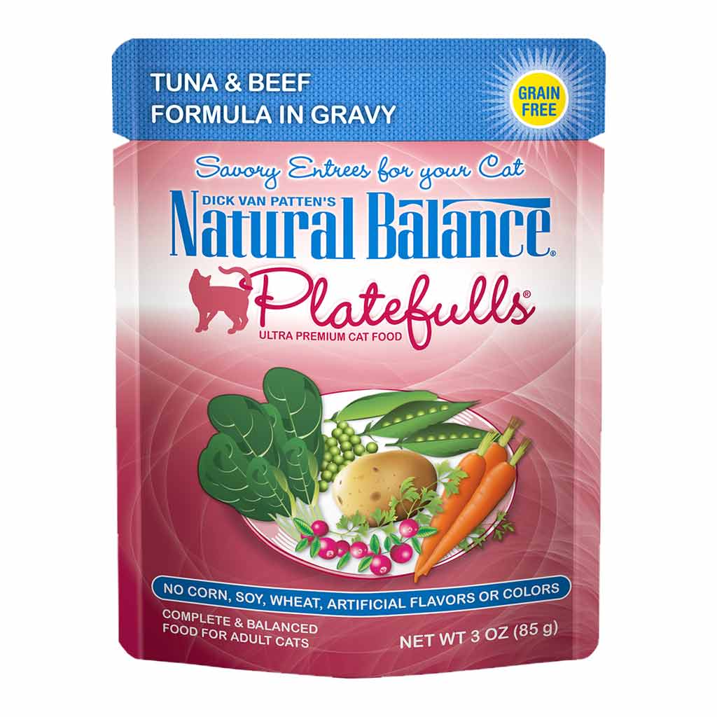 Natural Balance Cat Food Platefulls Tuna Beef 3Oz MB Country Living