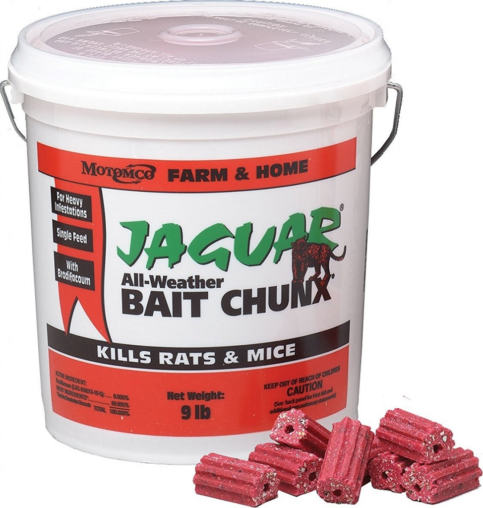Motomco Jaguar Toxic Bait Blocks For Mice and Rats 9 lb