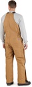 BERNE MENS HERITAGE INSULATED DUCK BIB OVERALL BROWN (L)