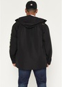 ARIAT MENS REBAR STORMSHLL LOGO H2O JACKET BLK/LIME MED