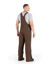 BERNE MENS HEARTLAND UNLINED WASHED DUCK BIB OVERALL BARK (32Wx30)
