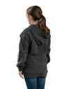 BERNE YOUTH SIGNATURE SLEEVE HOODED PULLOVER GRAPHITE (XS)