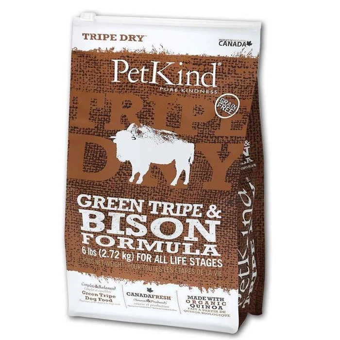 SO - PETKIND DOG GREEN TRIPE &amp; BISON 6.4KG