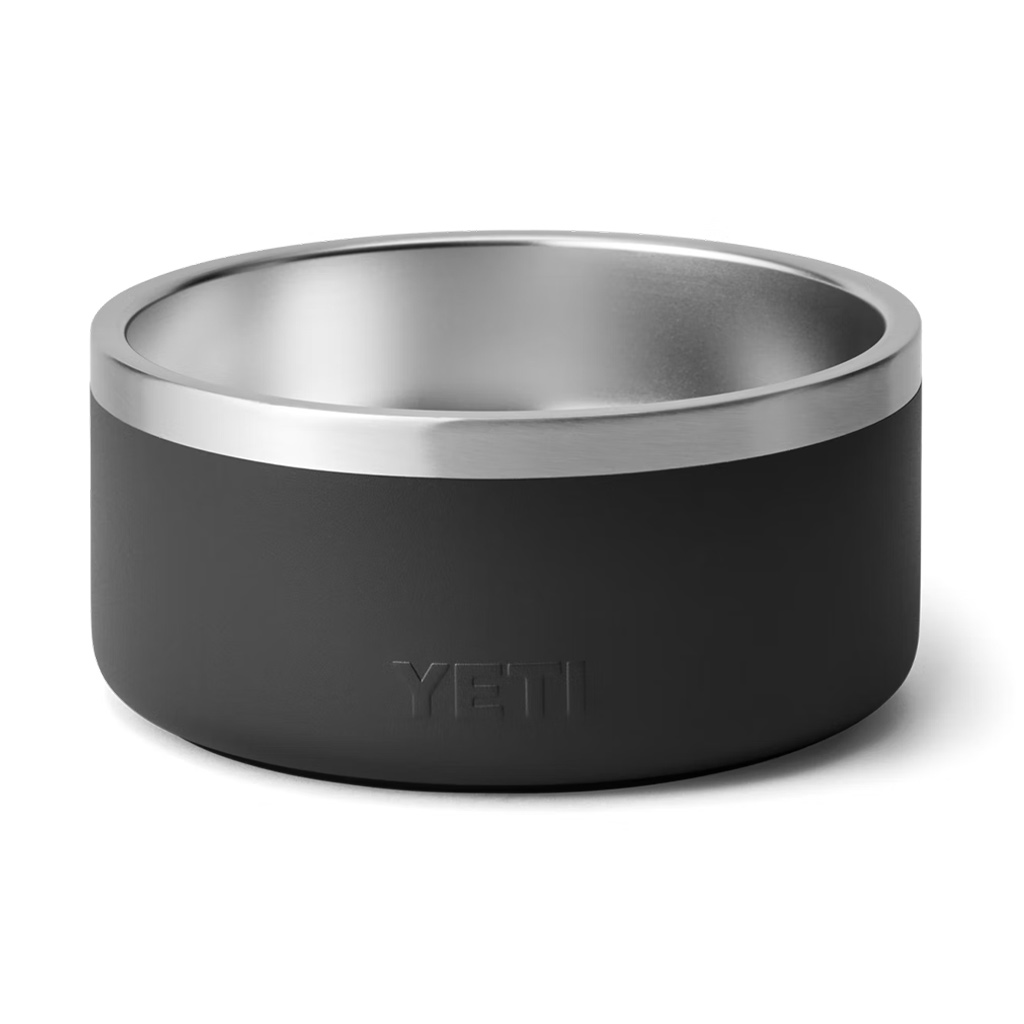 YETI INTL BOOMER 4 DOG BOWL BLACK BACK