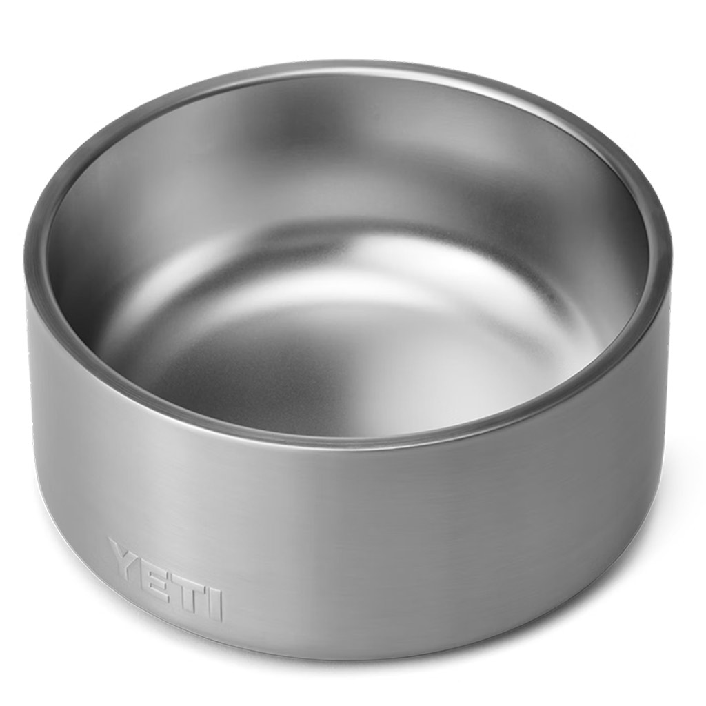 YETI INTL BOOMER 8 DOG BOWL STAINLESS INSIDE