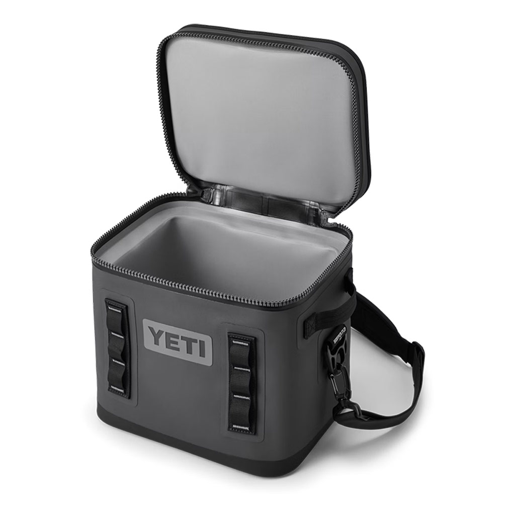 YETI INTL HOPPER FLIP 12 CHARCOAL open