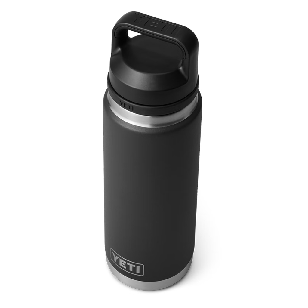 YETI INTL RAMBLER BOTTLE W/CHUG BLACK 26OZ/769ML