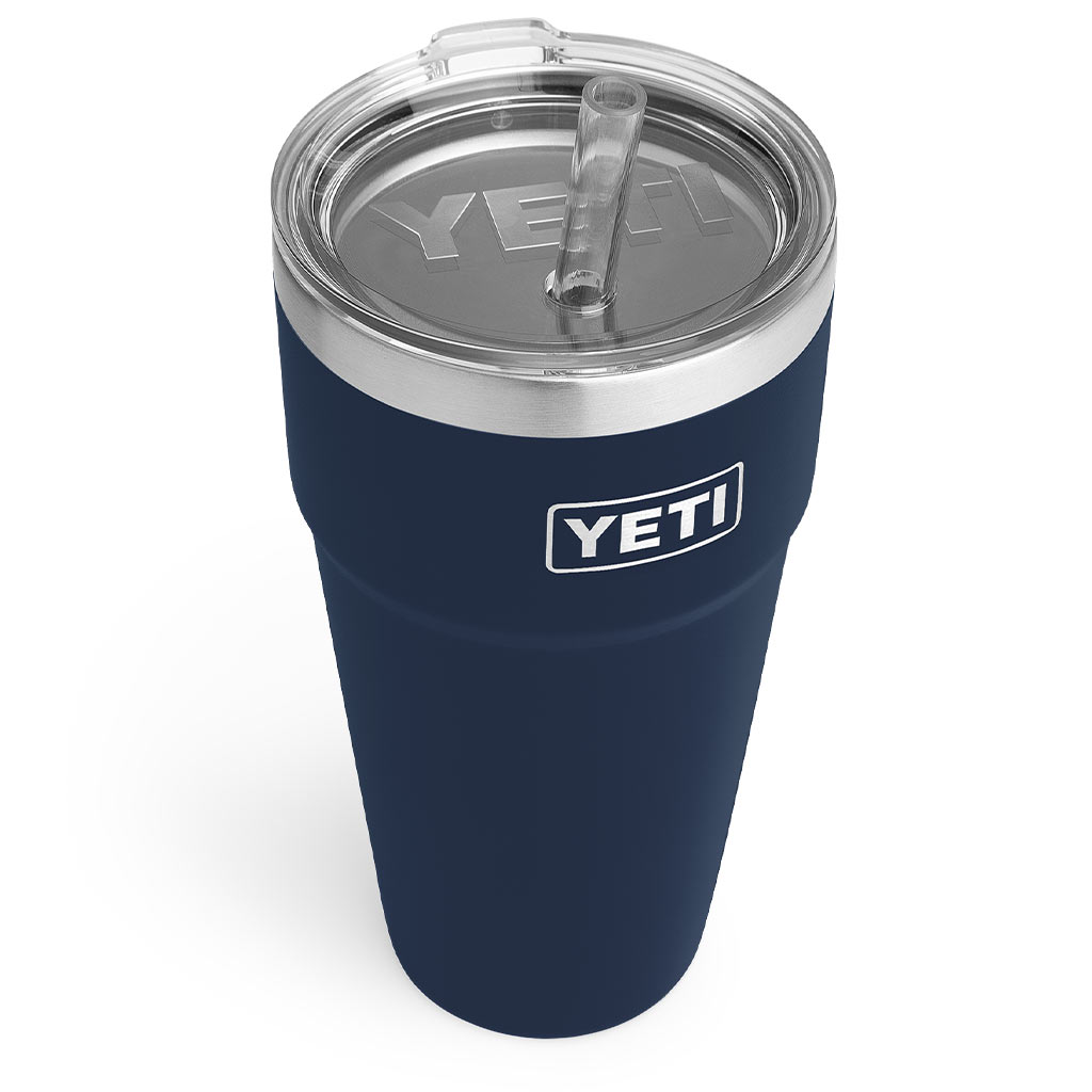 YETI INTL RAMBLER STRAW CUP NAVY 26OZ/769ML