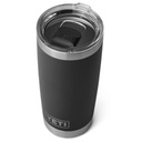 YETI RAMBLER TUMBLER BLACK 20OZ/591ML