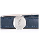 MY FAMILY HERMITAGE LEASH LEATHER BLUE &amp; CREAM S-2