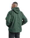 BERNE MENS WASHED SHERPA LINED HOODED JACKET MOSS (2XL)
