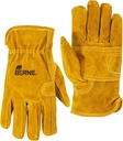 BERNE LEATHER WORKMAN UTILITY GLOVE GOLD (L)