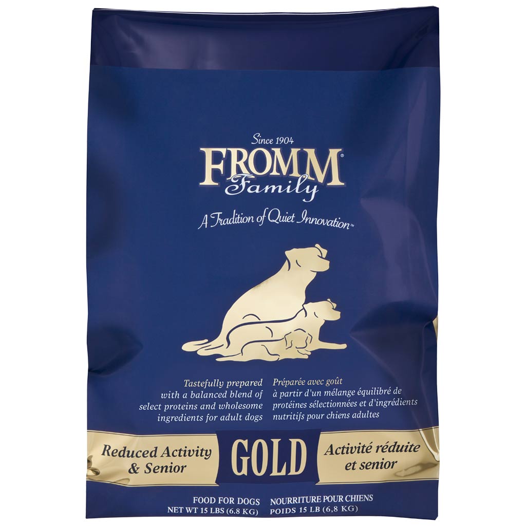 FROMM DOG GOLD REDUCED ACTIVITY &amp; SENIOR 6.8KG (NAVY)