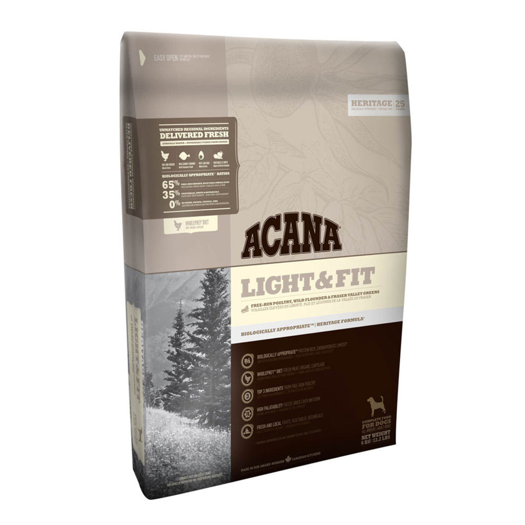 ACANA DOG ADULT LIGHT &amp; FIT 11.4KG