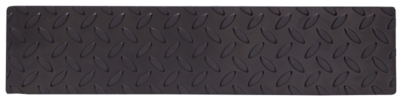 PROSOURCE SAFETY TREAD RUBBER STEP W/ SELF ADHESIVE 17&quot;X4&quot; FH64091