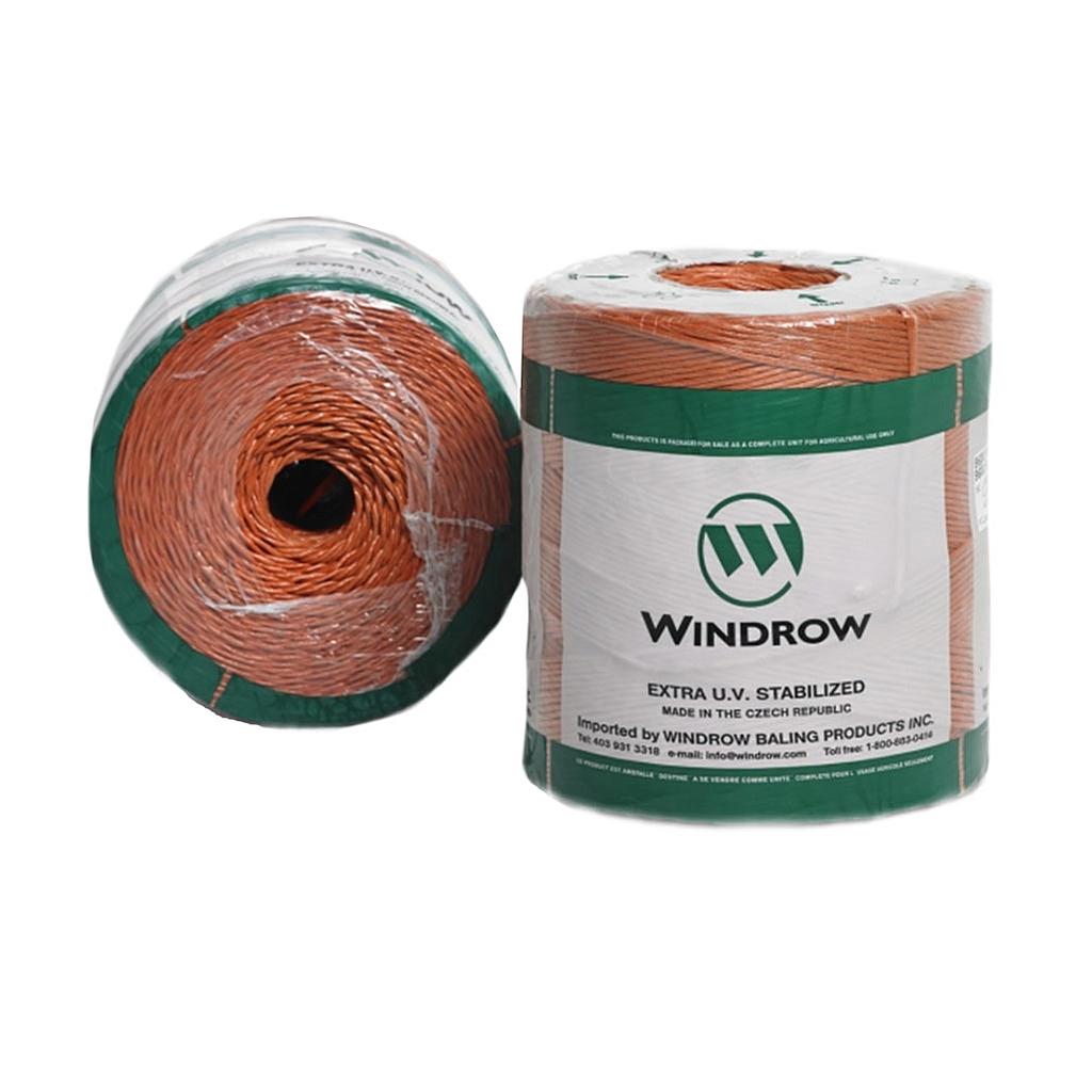 DR - WINDROW POLY TWINE ROLL 28000' 110LB ORANGE 2PK