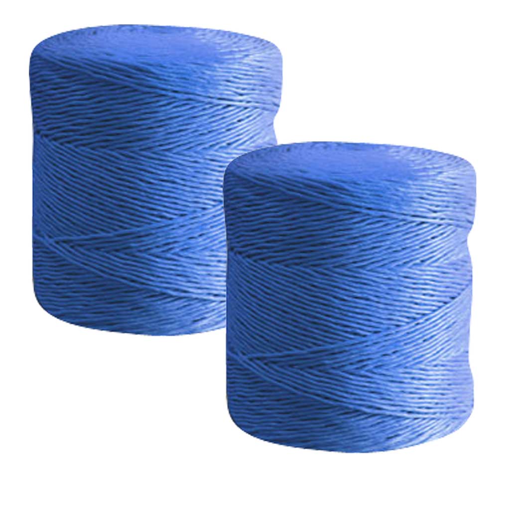 DR - WINDROW POLY TWINE ROLL 12000' 210LB BLUE 2PK