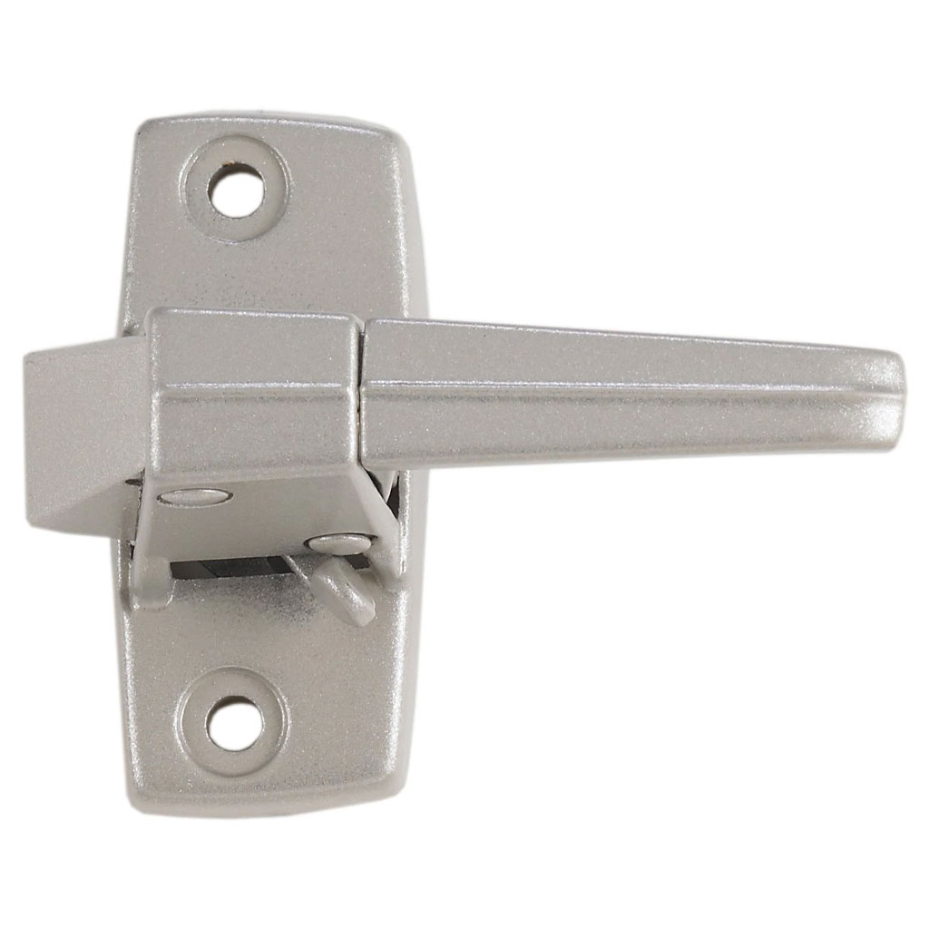 DMB - IDEAL SECURITY SK10 INSIDE LATCH W/SOLID STRIKE, SILVER