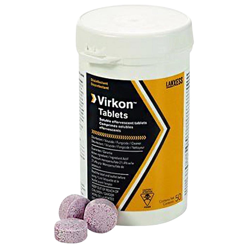 VIRKON DISINFECTANT TABLETS (50PK)