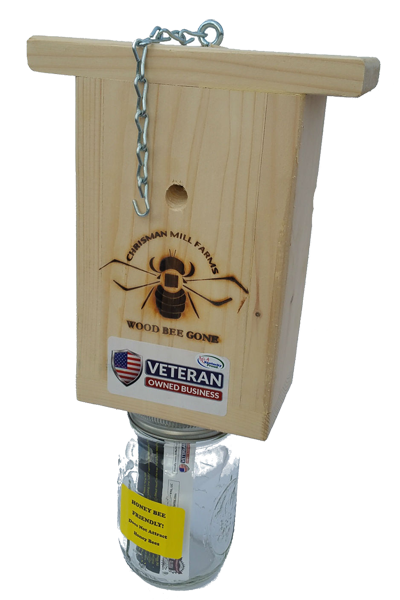 CARPENTER BEE TRAP WALL MOUNT