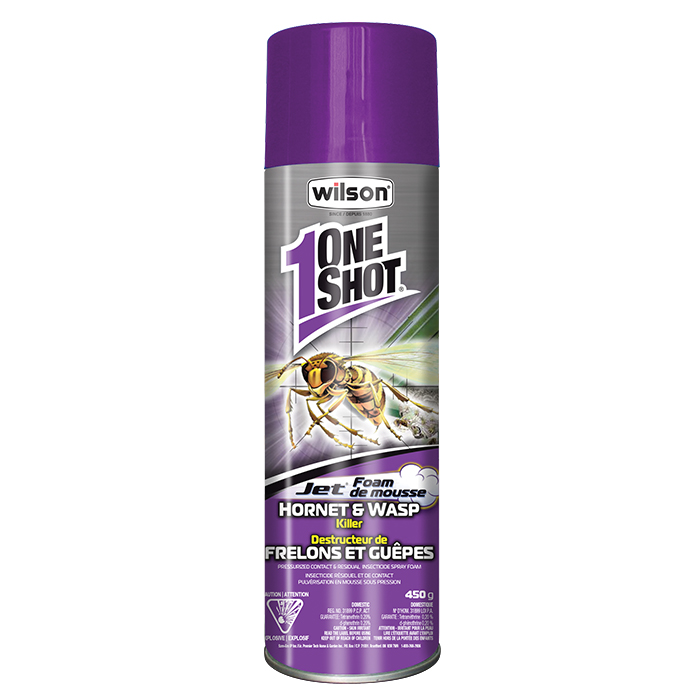 WILSON ONESHOT FOAM WASP HORNET SPRAY 450G