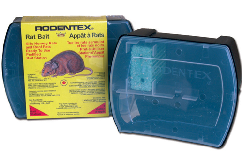 RODENTEX RAT BAIT STATION DISPOSABLE (1PK) 20179