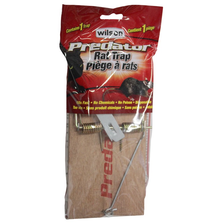 WILSON PREDATOR RAT TRAP WOODEN (1 TRAP)