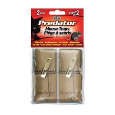 DV - WILSON MOUSE OUT WOODEN MOUSE TRAP 2PK(FORM. PREDATOR)