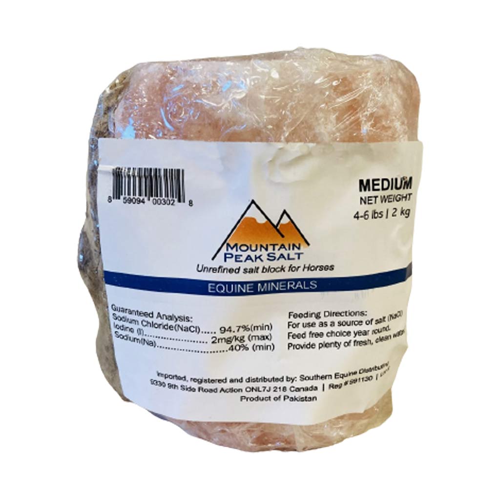 MOUNTAIN PEAK HIMALAYAN ROCK SALT ON A ROPE MED