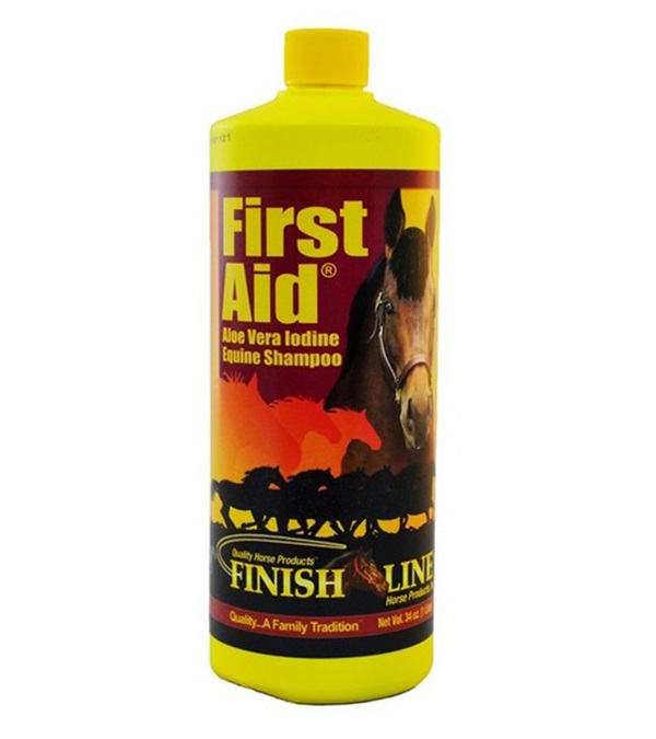 FINISH LINE FIRST AID IODINE SHAMPOO W/ ALOE 34OZ