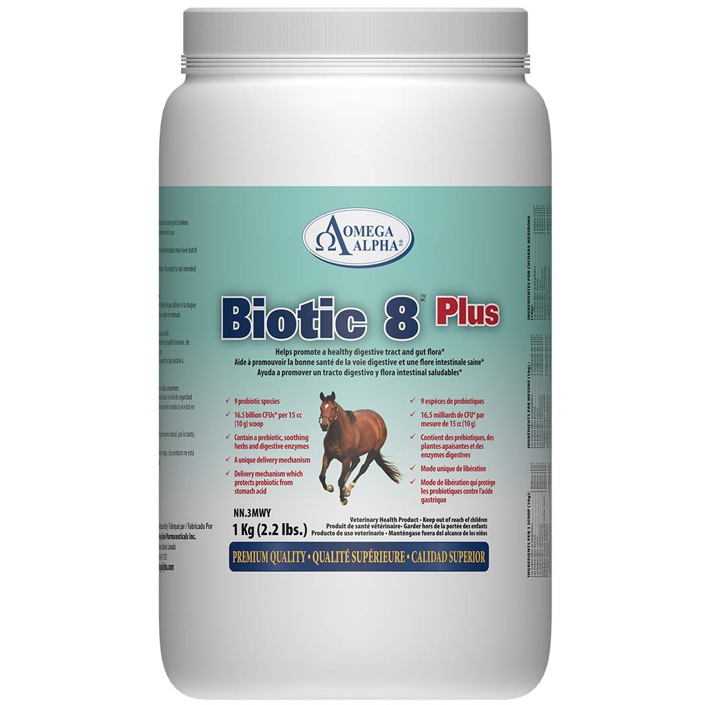 OMEGA ALPHA EQUINE BIOTIC 8 PLUS 1KG