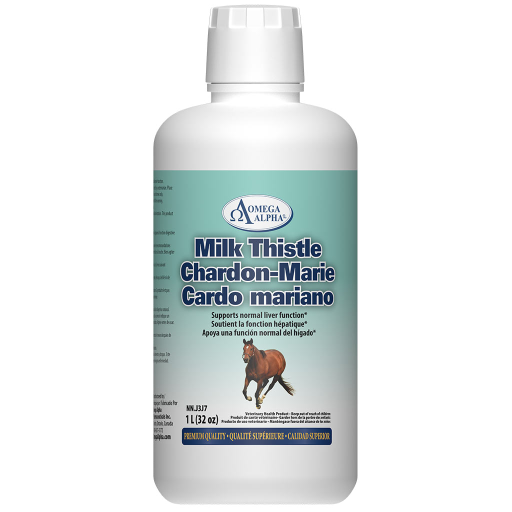 OMEGA ALPHA EQUINE MILK THISTLE 1L