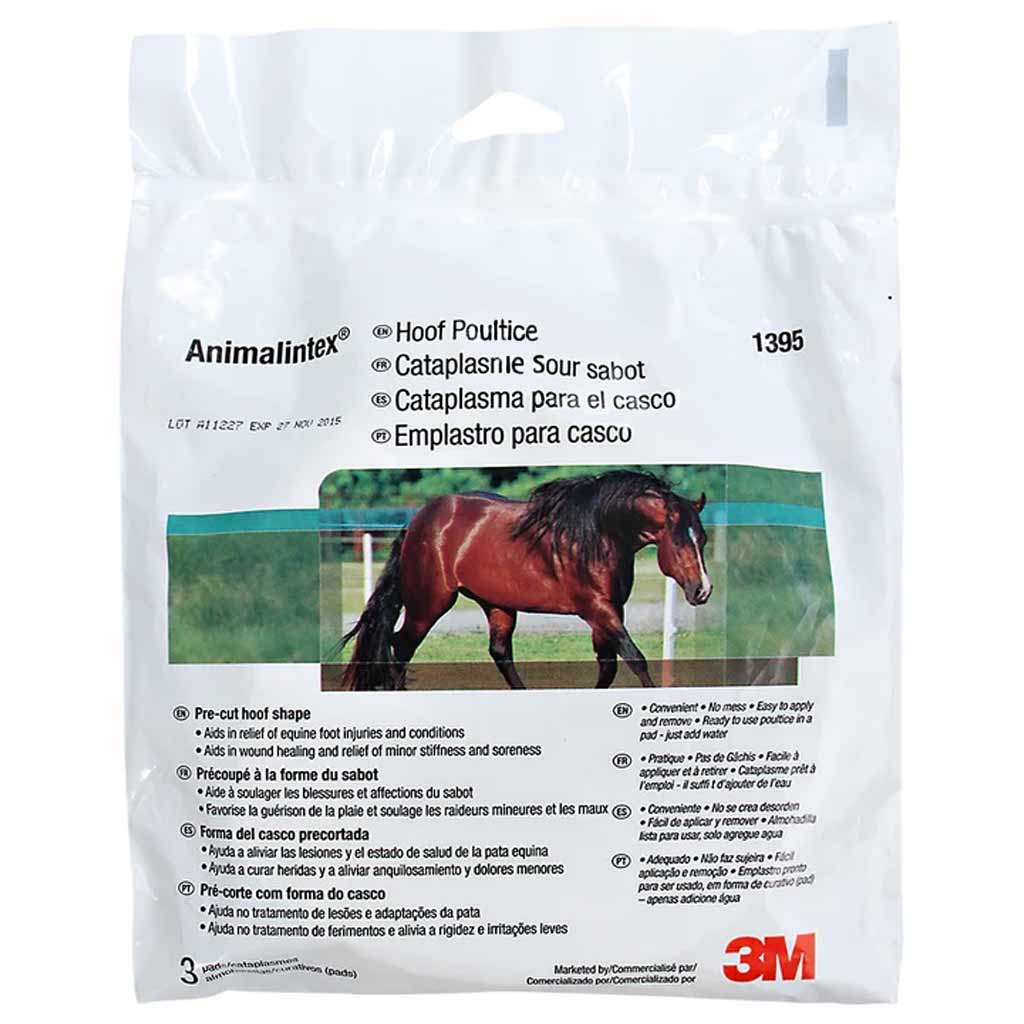 PROTECTED EQUINE ANIMALPOULTX POULTICE HOOF PAD (3PK)