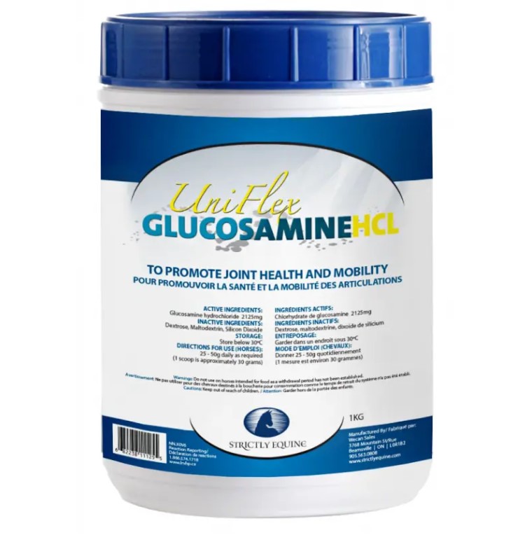 STRICTLY EQUINE UNI FLEX GLUCOSAMINE HCL 1KG