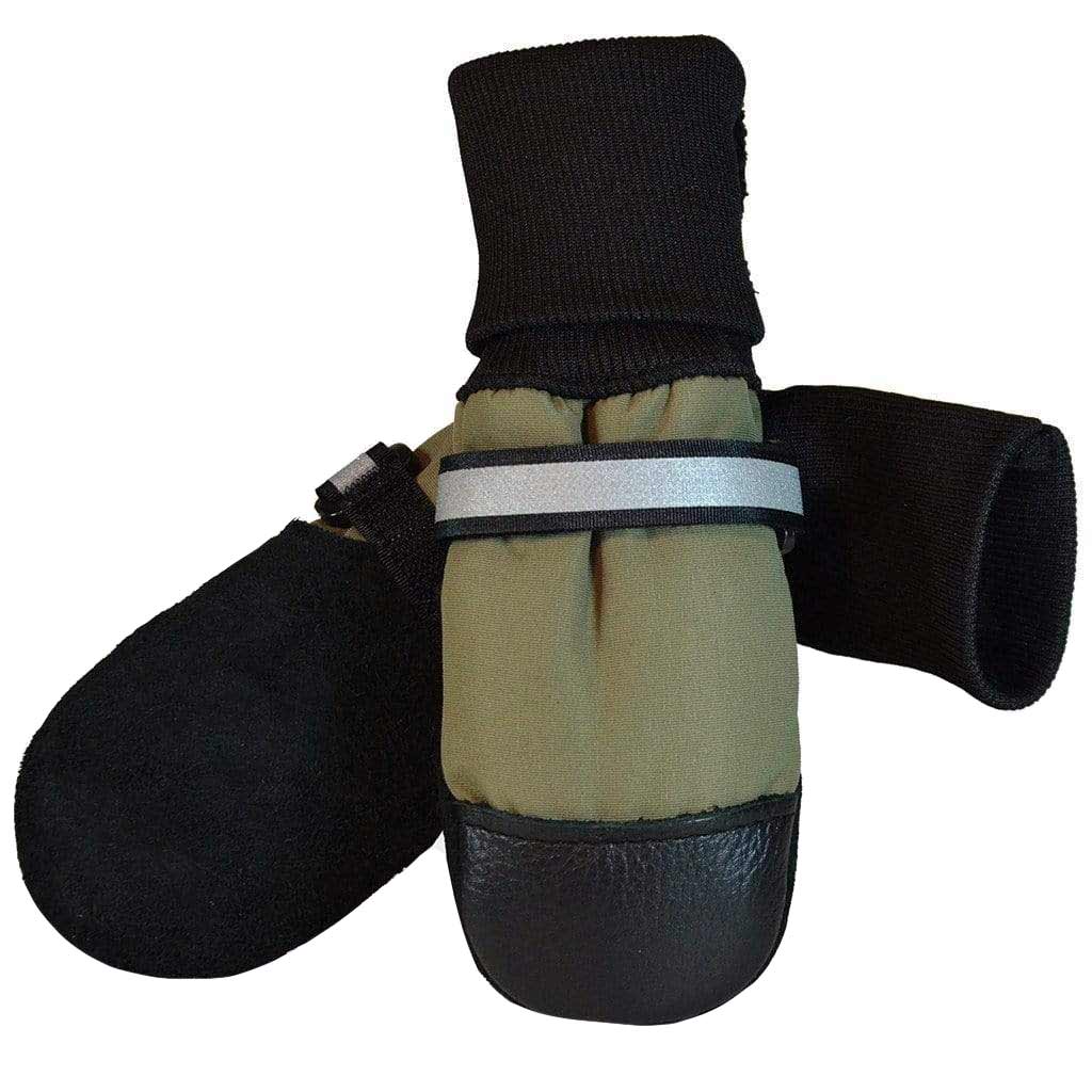DMB - MUTTLUKS FLEECE LINED DOG BOOTS GREEN SM