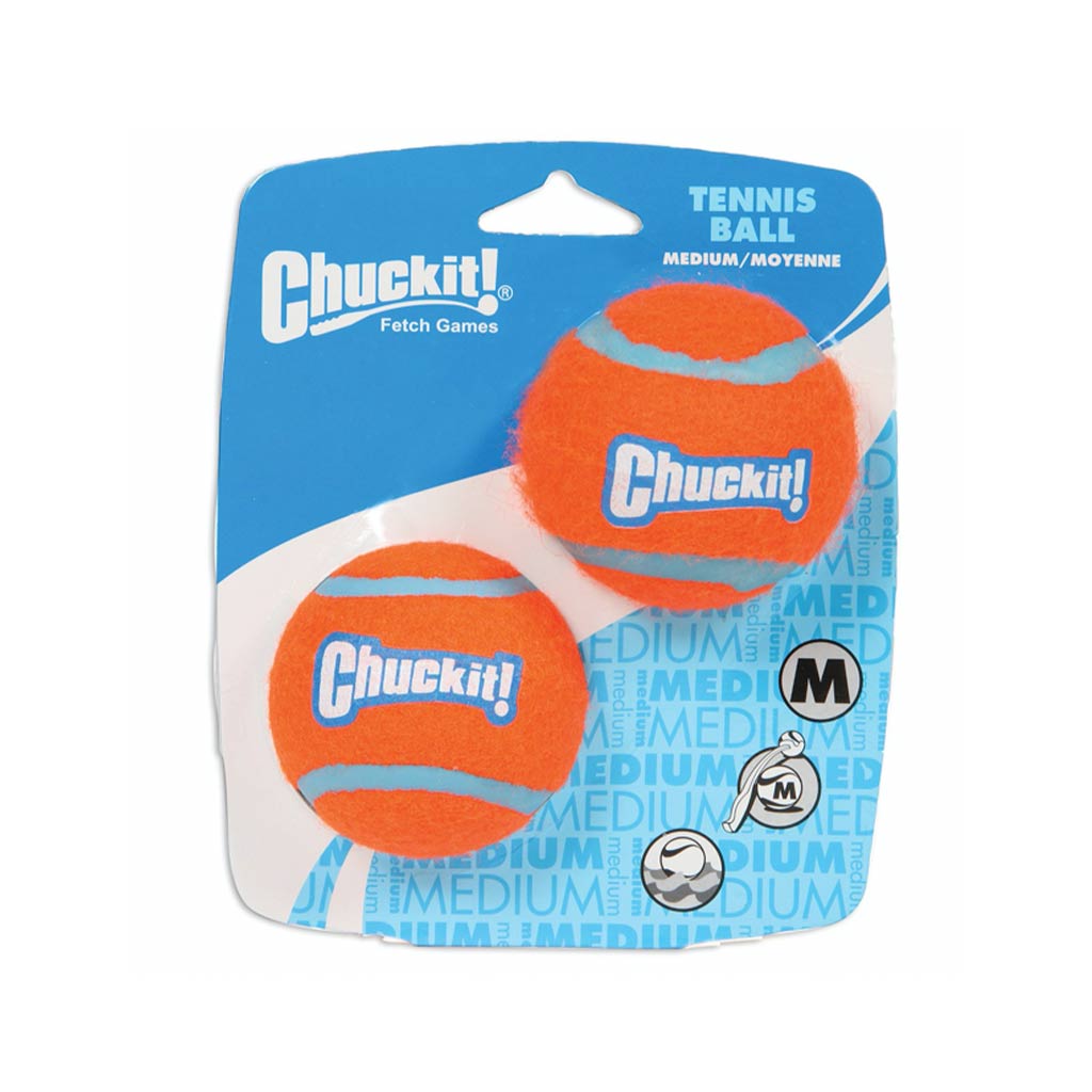 DV - CHUCKIT TENNIS BALL MED 2PK