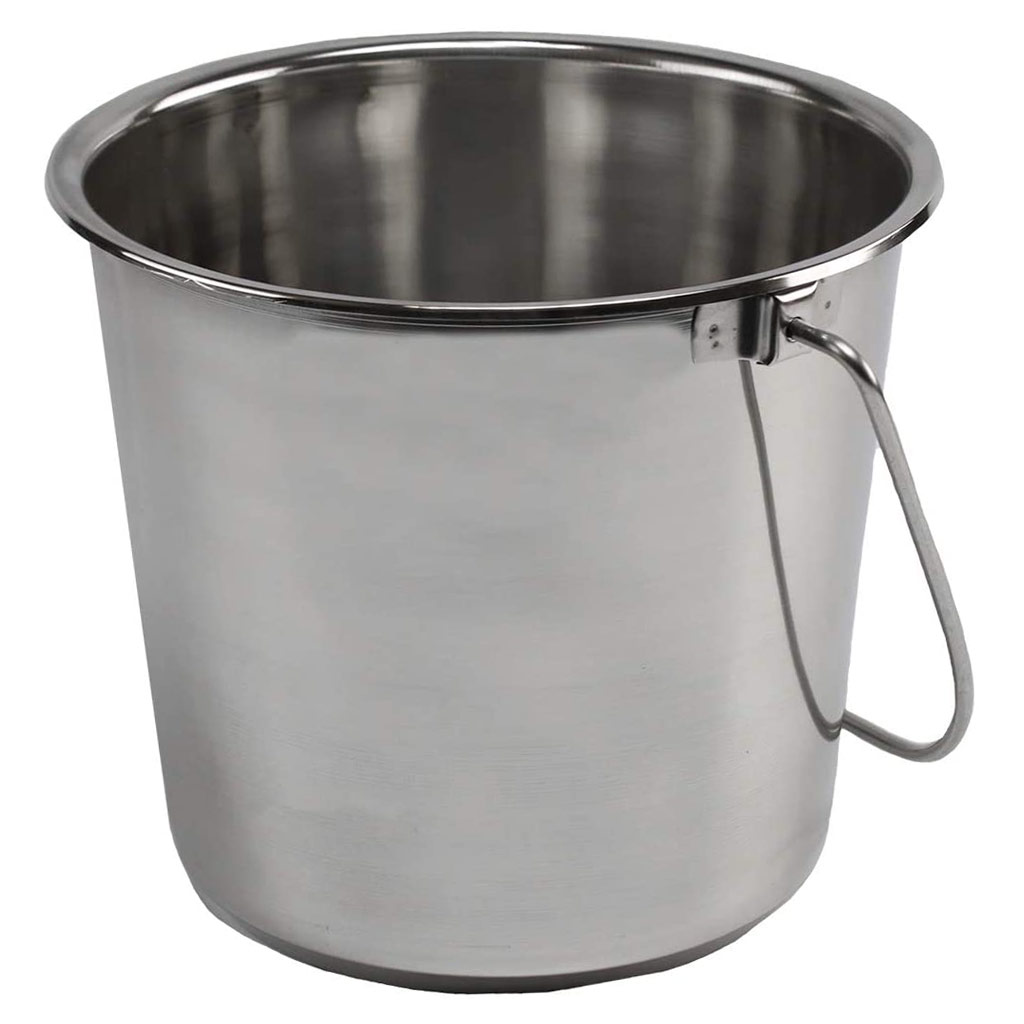 ADVANCE HEAVY STAINLESS STEEL BUCKET 2QT