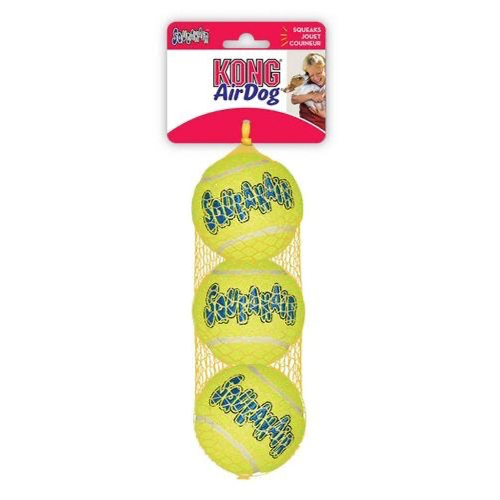 DMB - KONG AIR SQUEAKER TENNIS BALLS XS 3PK