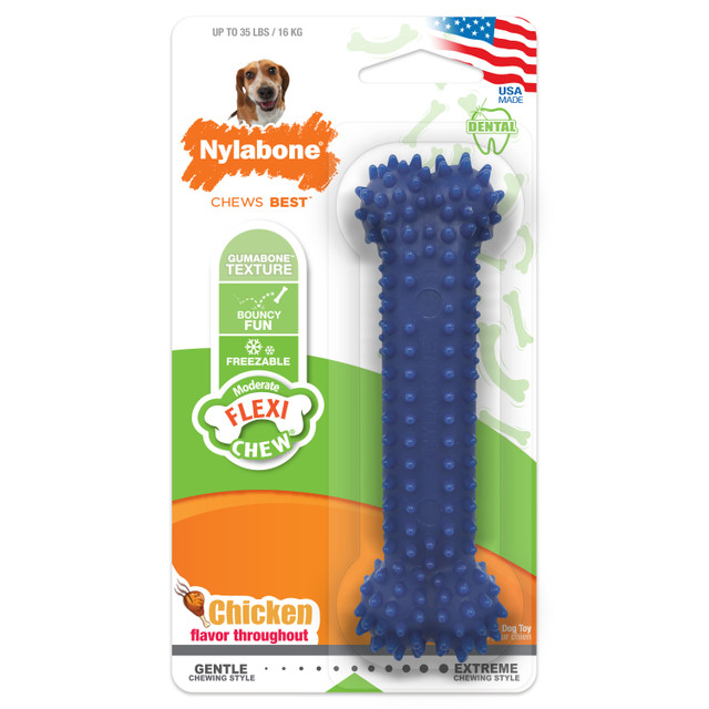 NYLABONE DENTAL MODERATE CHEW CHICKEN WOLF